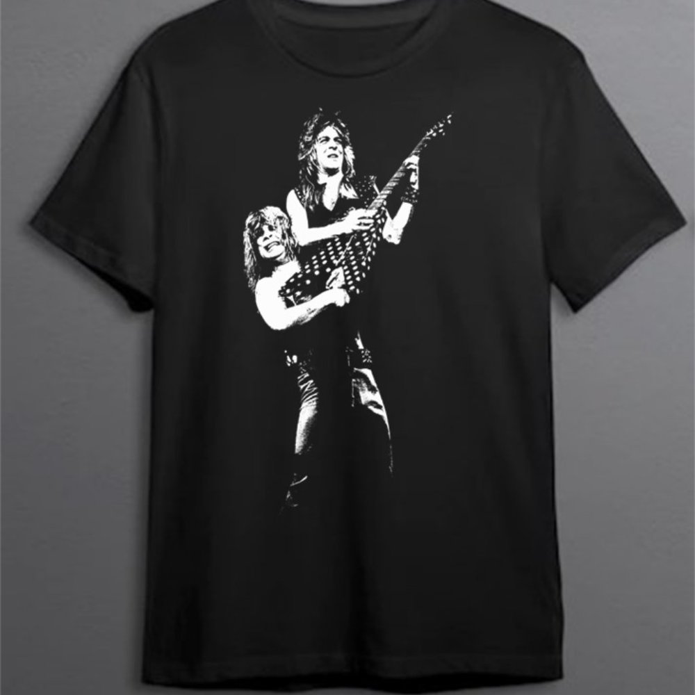 Randy and Oz  The White Stencil Perfect Gift720 - Motley Crue